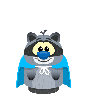 Sprite super cape blue raccoon.png