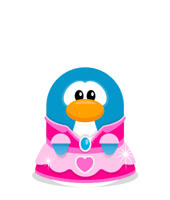 Sprite princess dress pink penguin.png