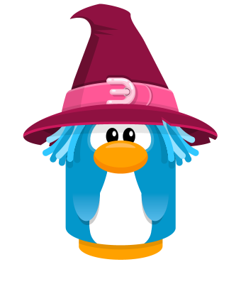 Sprite witch hat burgundy penguin.png