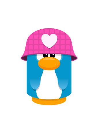 Sprite army helmet pink penguin.png