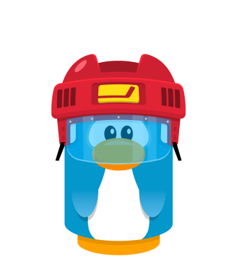 Sprite hockey helmet red penguin.png