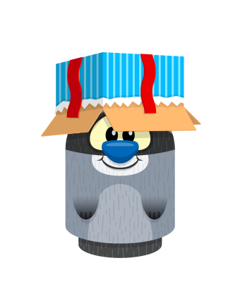 Sprite gift hat blue raccoon.png
