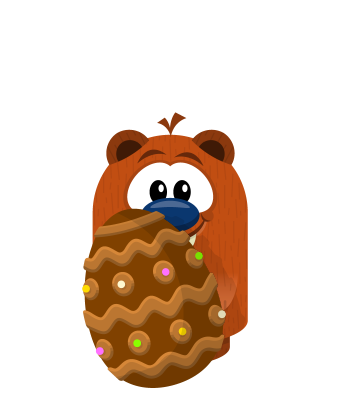 Sprite egg chocolate brown beaver.png