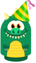 Sprite party green old lizard.png