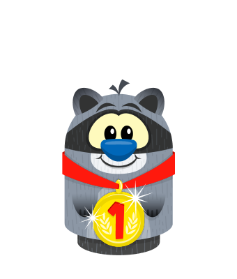 Sprite sports medal gold raccoon.png