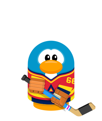 Sprite hockey jersey red penguin.png