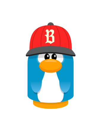 Sprite baseball cap red penguin.png