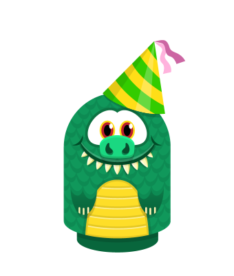 Sprite party green lizard.png