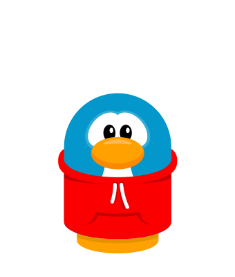 Sprite hoodie red penguin.png