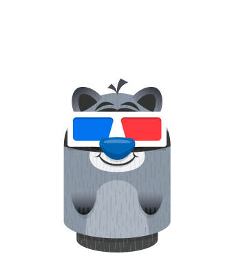 Sprite 3d white raccoon.png