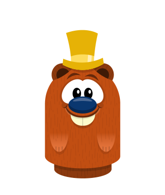 Sprite tophat gold beaver.png