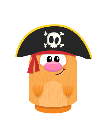 Sprite pirate hat black hamster.png