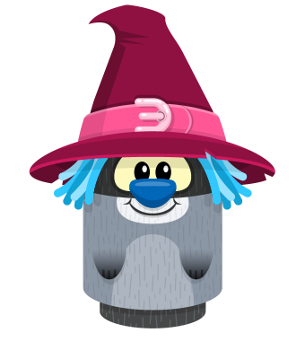 Sprite witch hat burgundy raccoon.png