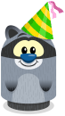 Sprite party green old raccoon.png