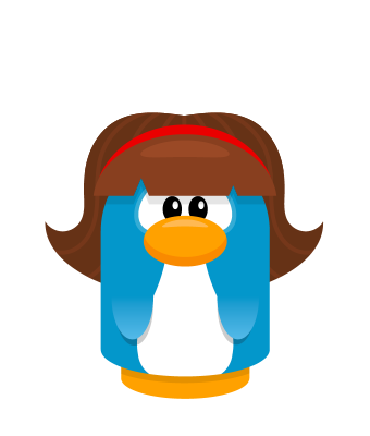 Sprite long wig brown penguin.png