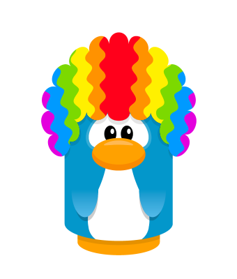 Sprite clown wig penguin.png