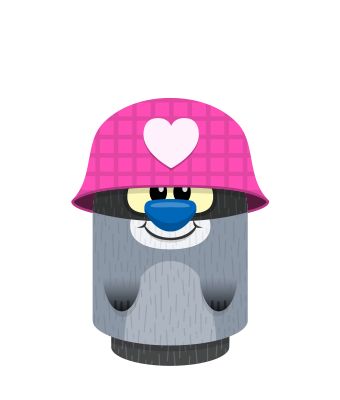 Sprite army helmet pink raccoon.png