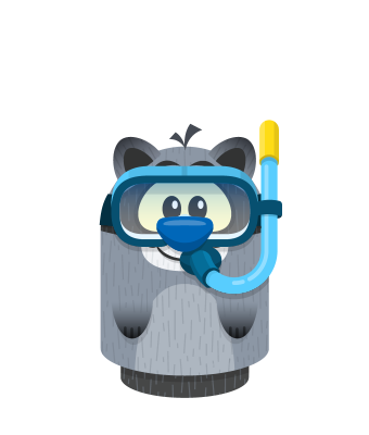 Sprite snorkel blue raccoon.png