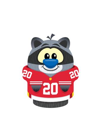 Sprite football jersey red raccoon.png