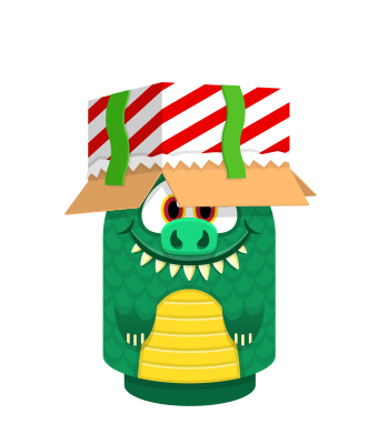 Sprite gift hat red lizard.png