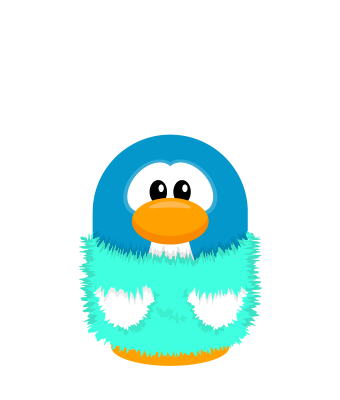 Sprite fuzzy body turquoise penguin.png