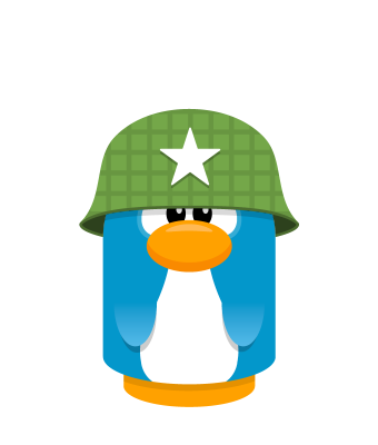 Sprite army helmet green penguin.png