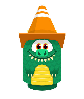 Sprite traffic cone lizard.png