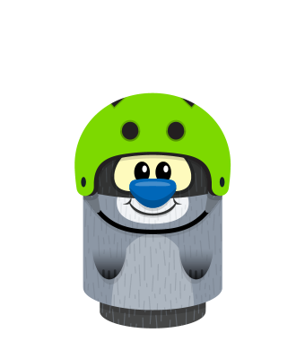 Sprite climb helmet green raccoon.png