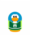 Sprite basketball jersey green penguin.png