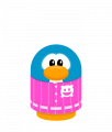 Sprite baseball jersey pink penguin.png