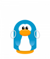 Sprite earrings silver penguin.png