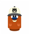 Sprite baseball cap white beaver.png