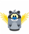 Sprite bird wings yellow raccoon.png