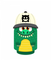 Sprite baseball cap white lizard.png