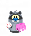 Sprite baseball glove pink raccoon.png