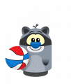 Sprite basketball ball redwhiteblue raccoon.png