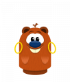 Sprite earrings gold beaver.png