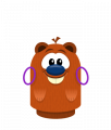 Sprite earrings purple beaver.png