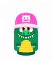 Sprite baseball cap pink lizard.png