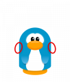 Sprite earrings red penguin.png