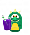 Sprite beverage grape lizard.png