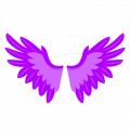 Icon bird wings purple.png