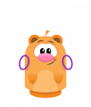 Sprite earrings purple hamster.png