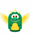 Sprite bird wings yellow lizard.png