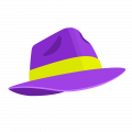 Icon fedora purple.png